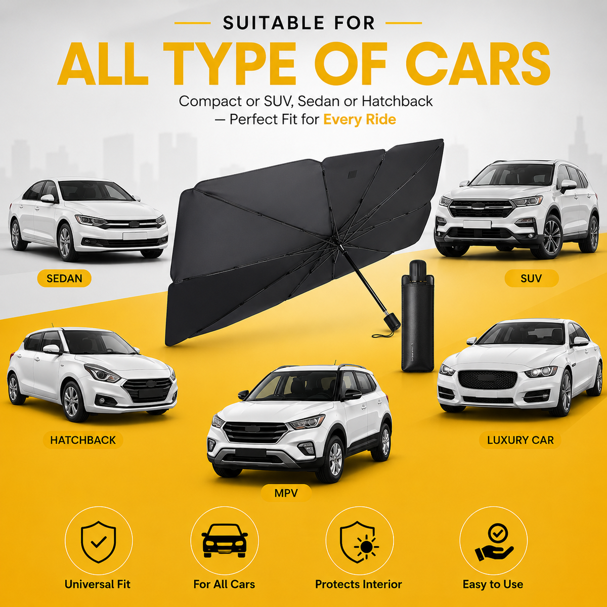 Car Umbrella Sun Shade