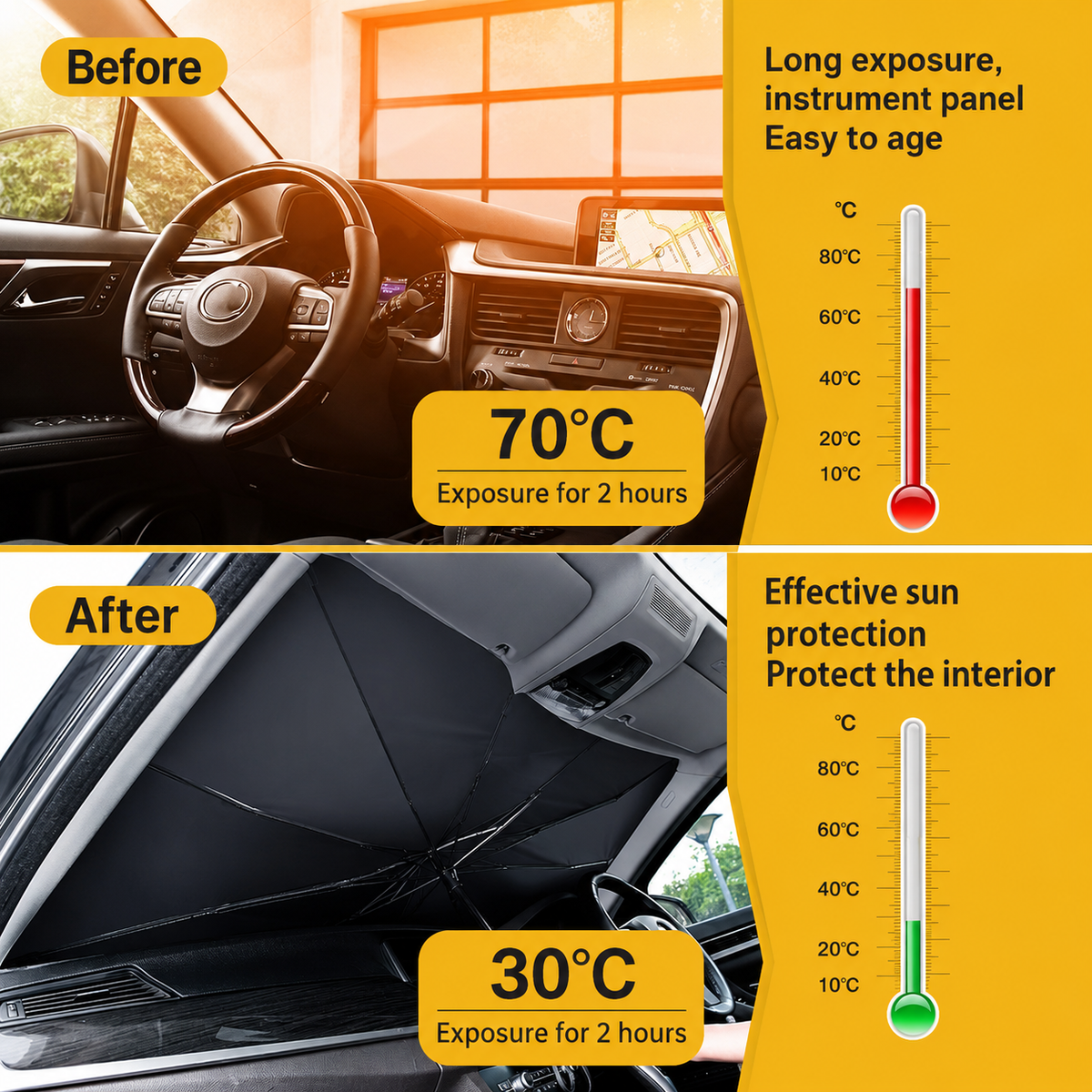 Car Umbrella Sun Shade