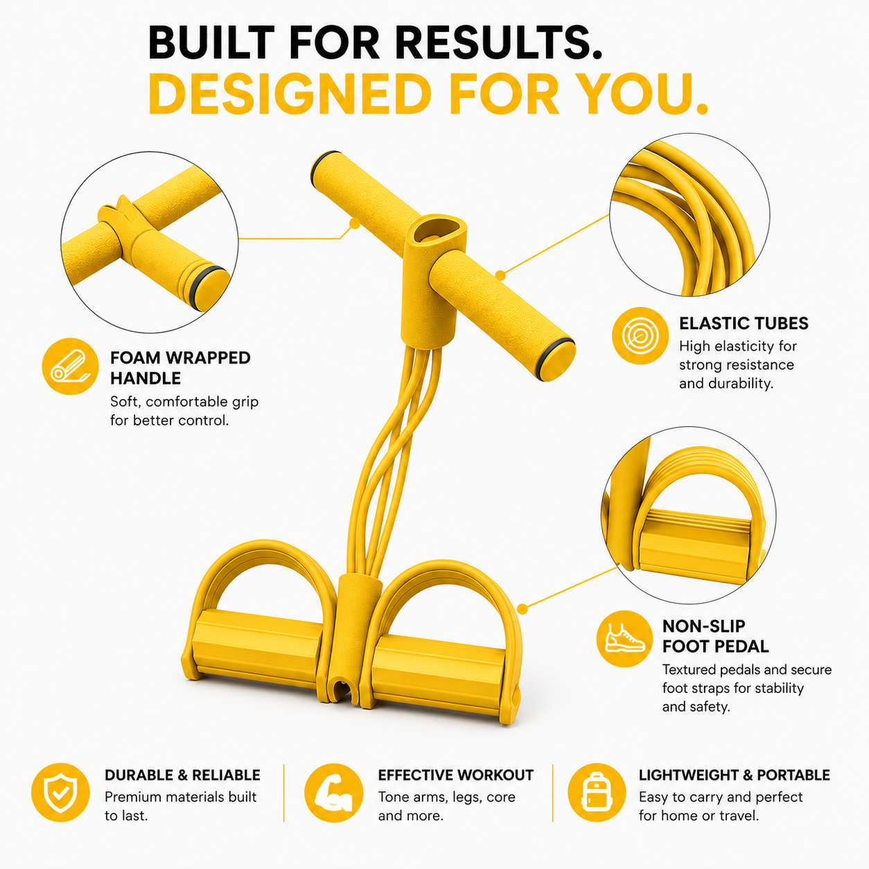 Unisex Yoga Pedal Puller Resistance Band