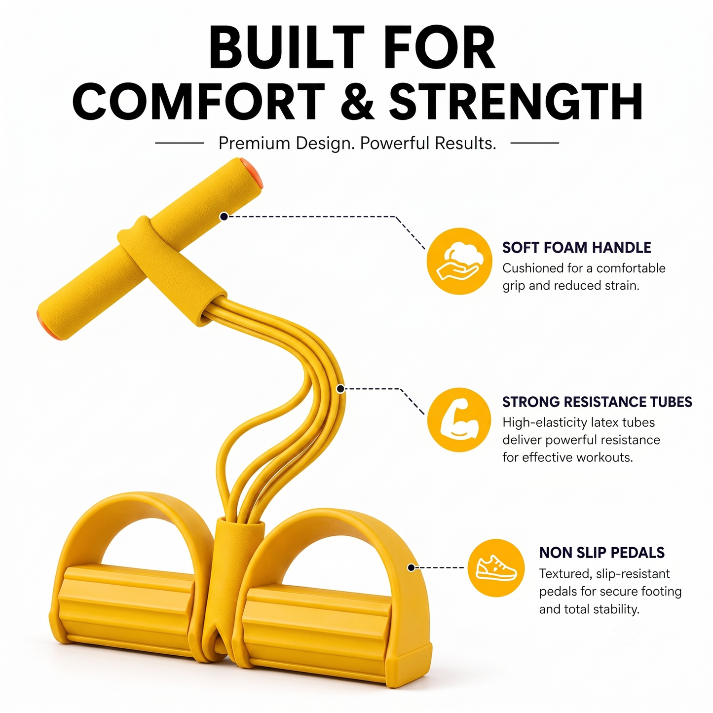 Unisex Yoga Pedal Puller Resistance Band
